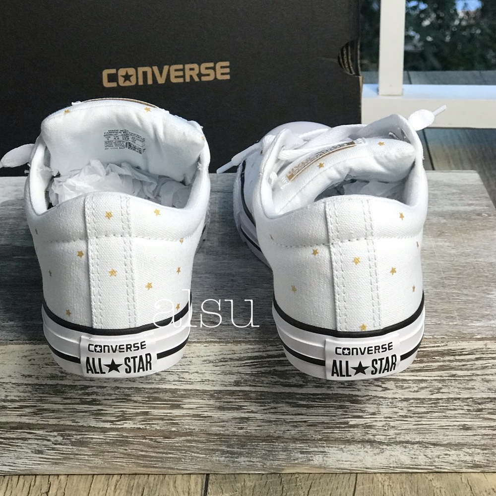 Converse Ctas Street Slip WhiteGold Stars ⭐️ WMNS - Picture 5 of 8